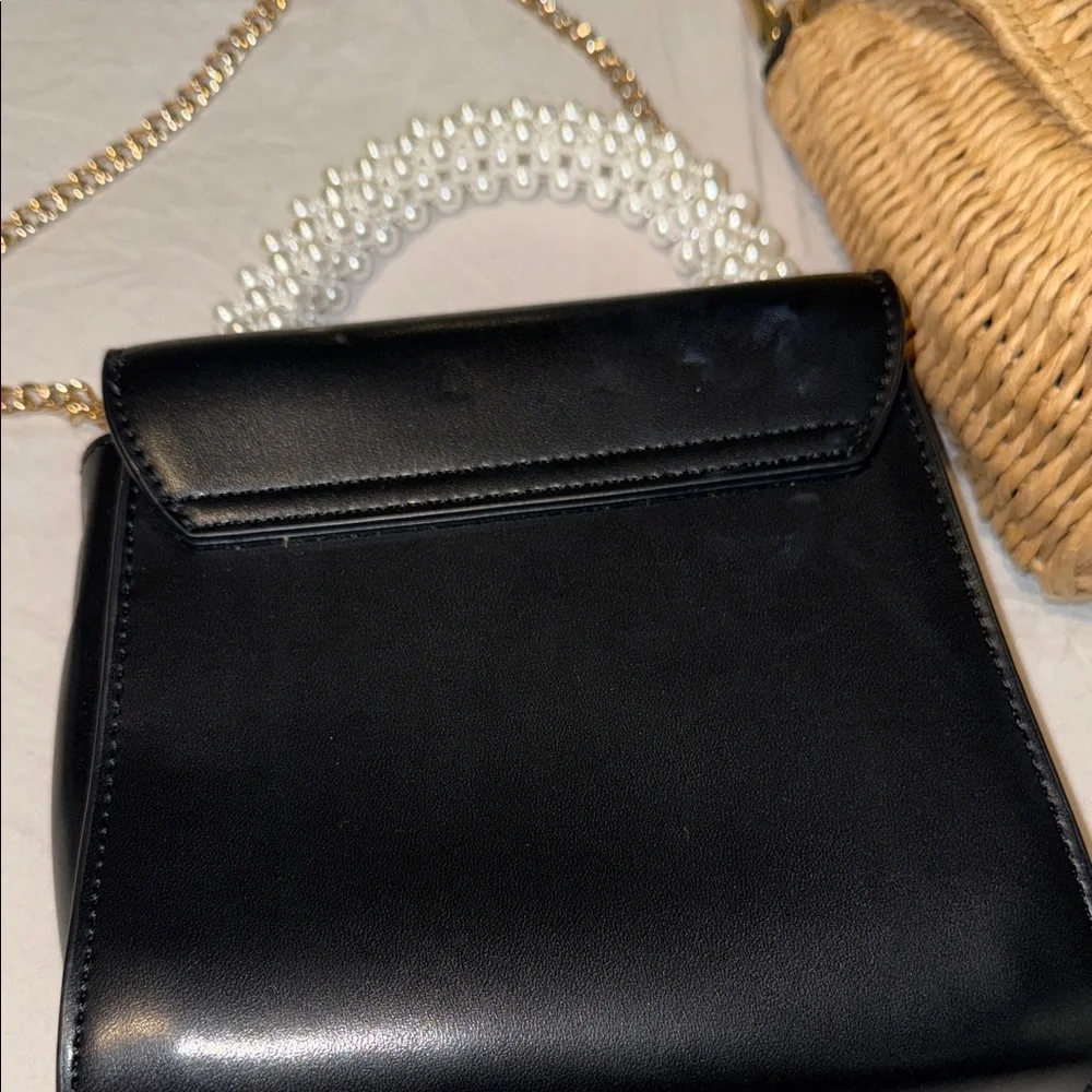 Topshop Black and Tan Mini Bag Set - Picture 2 of 5